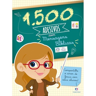 Livro 1500 Adesivos Com Mensagens Biblicas