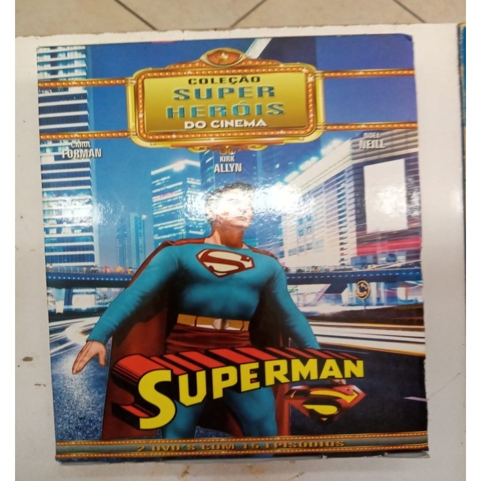 SUPERMAN - COLEÇÃO SUPER HERÓIS DO CINEMA elenco RICHARD DONNER