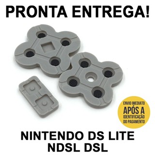 Kit Borrachas Condutivas Nintendo Ds Lite Ndsl Dsl Novo! em Oferta na Shopee