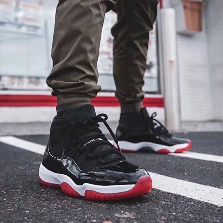 Air Jordan 11 Tênis Esportivo Retrô Bred Aj11Xbakeball Tamanhos 36-45 | Shopee Brasil