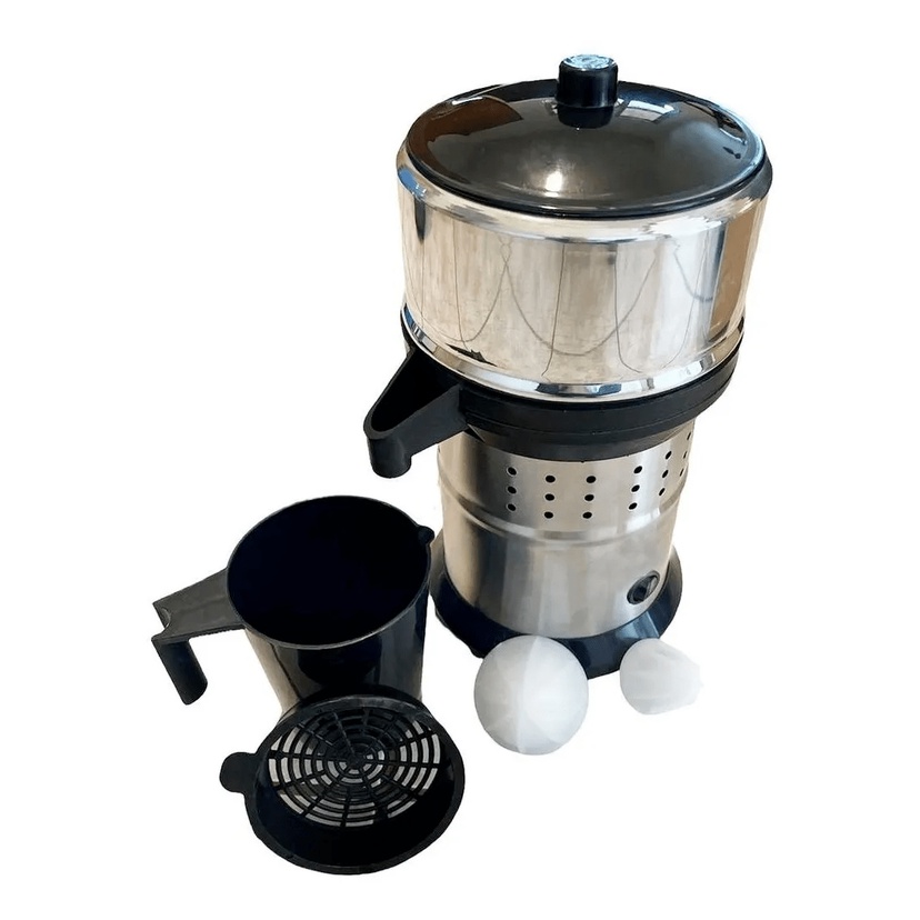 Espremedor Extrator Industrial Sucos Laranja Limão Frutas 500w Inox Jarra 1 Litro + Brinde