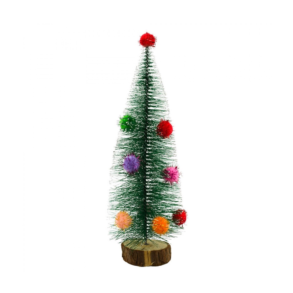 Enfeite Decorativo Mini Árvore de Natal Base e Tronco 20 cm | Shopee Brasil