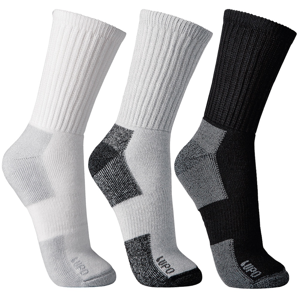 1 Par de Meia Lupo Masculina Calcanhar Verdadeiro Cano Alto Longo Canelado Algodao Academia Fitness Treino Esporte