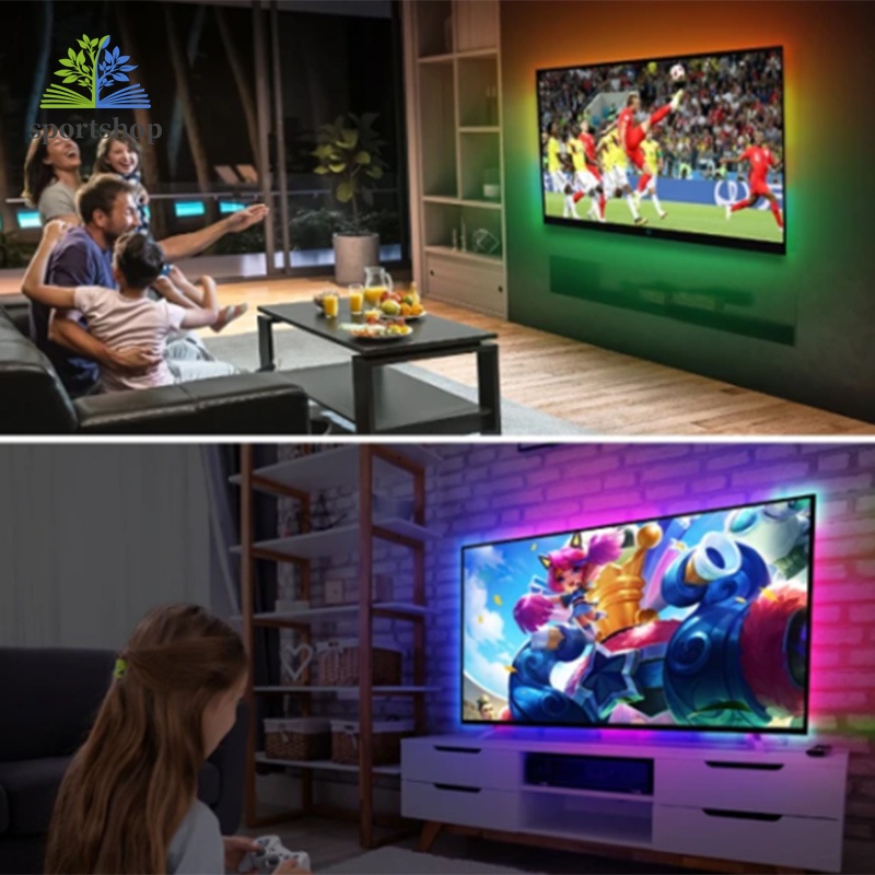 Details about   Led Strip Lights Sync To Music Usb 5050 Flexible Rgb Waterproof 1/2/3/4/5m Led 