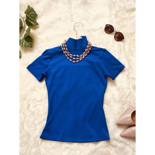 Blusa Canelada Gola Alta / Cacharrel manga curta / Blusinha Feminina / Blusa manga curta / Promoçao com frete grátis com cupom shopee