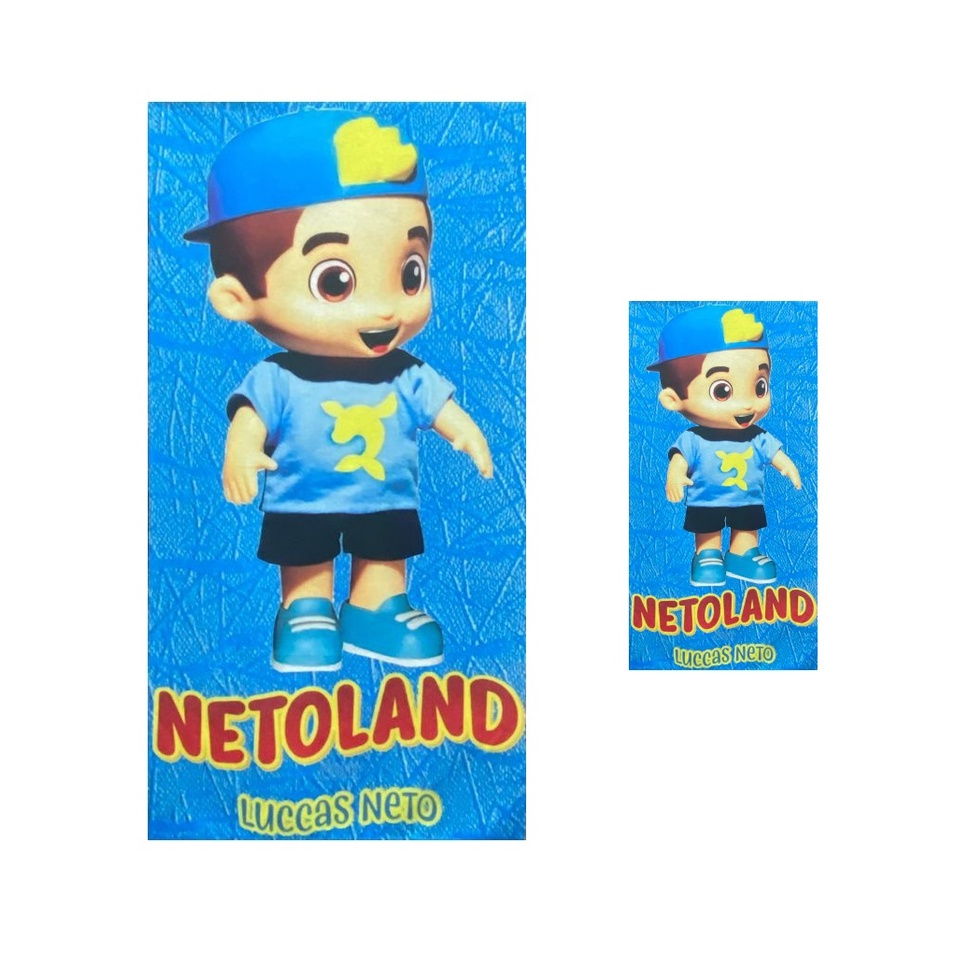Lucas Neto - Kit Toalha de Banho Lucas Neto Z + Toalha de Rosto Lucas Neto Z