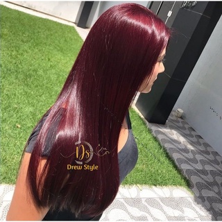 Cabelo Tic Tac Liso Orgânico Vermelho 150 Gramas 70 Centímetros Alongamento - ENVIO IMEDIATO
