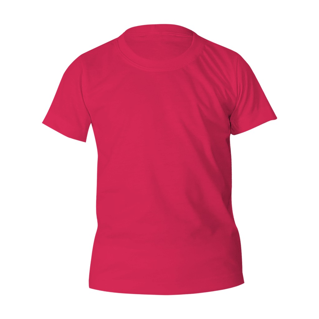 Camiseta Infantil 100% Poliéster Anti Pilling Rosa Pink