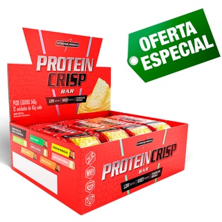 Crisp Bar Protein - Display 12 Barras - Integralmedica em Oferta na Shopee