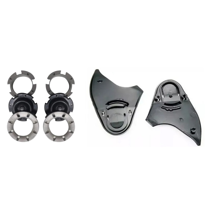 Kit Reparo Placa + Botões Capacete Mixs Mx Fokker 1239P + 1172P