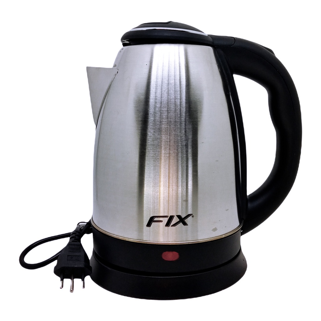 Chaleira Elétrica Inox 1,8L Fervedor De Água Rápido Prático 127V E 220V Desligamento Automático