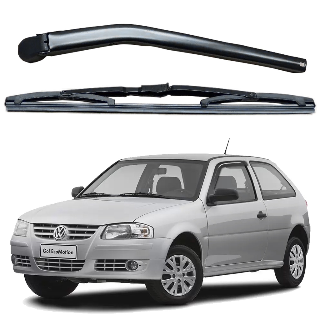 Braço do Limpador de Para-brisas traseiro + Palheta traseira Volkswagen Gol e Polo 2006 à 2016 em Oferta na Shopee