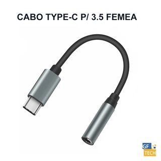 Cabo Adapatdor Digital Tipo C Com Chip DAC Para Fone De Ouvido P2 P3 3.5mm Iphone Samsung XZZJTTC3.502S