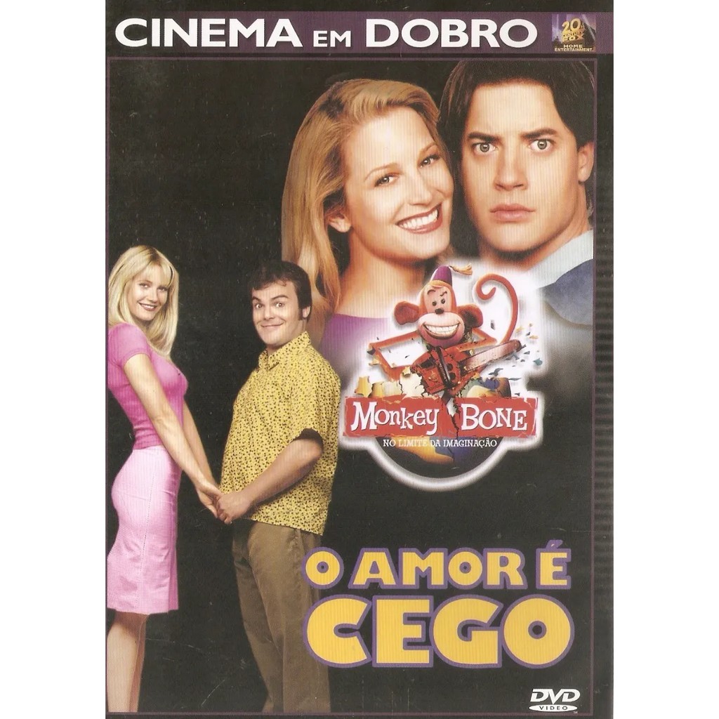 Dvd Monkey Bone / O Amor É Cego CINEMA EM DOBRO LACRADO