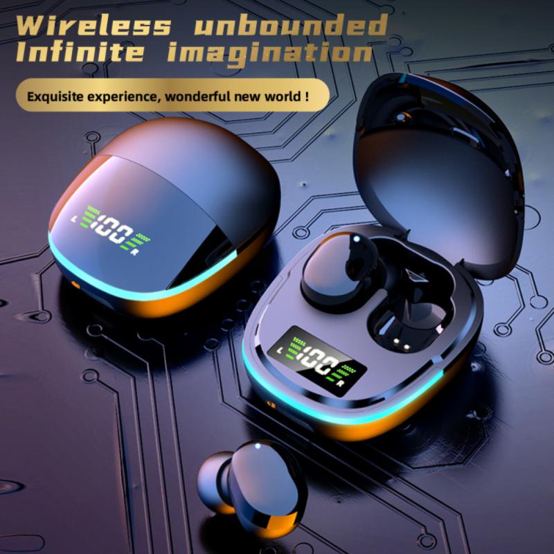 G9S TWS 5.3 Fone De Ouvido Sem Fio 8D Baixo Estéreo Intra-Auricular Bluetooth Fones Handsfree Com Microfone