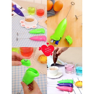Mini Mixer Misturador Batedor Elétrico de Leite e Ovo para Fazer Espuma e Misturar