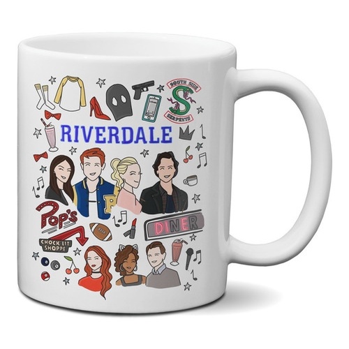 Caneca Riverdale - Caneca Netflix Caneca Café Jughed Jones