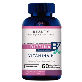 Biotina B7 Firmeza Crescimento Saúde Cabelos Unhas Pele