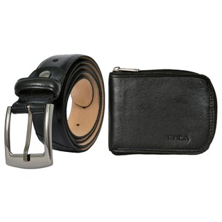 cinto masculino couro legitimo + carteira ziper couro kit
