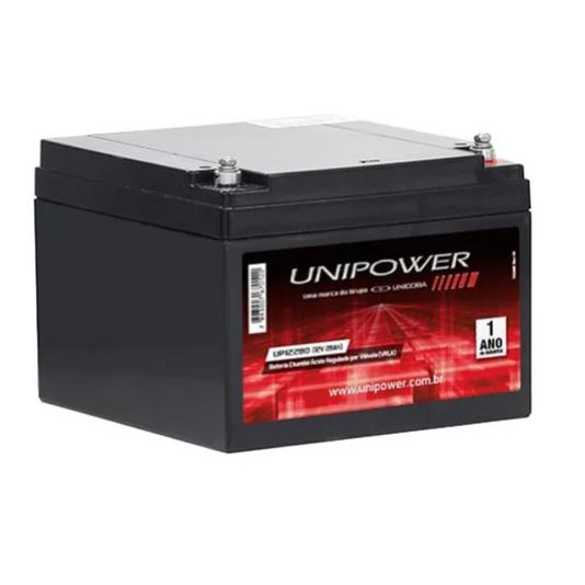 Bateria Selada Vrla Gel - 12v 28ah Unipower | BeeCost