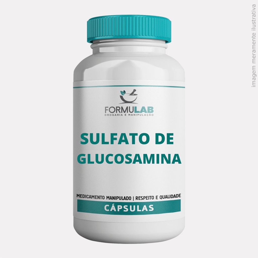 Sulfato De Glucosamina 500mg - 180 Cápsulas