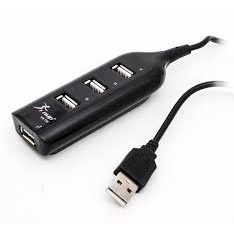 Hub Extensão Adaptador De 1 Usb Para 4 Usb Velocidade 2.0