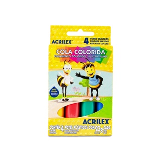 Cola Colorida 23g. - 4 Cores Acrilex