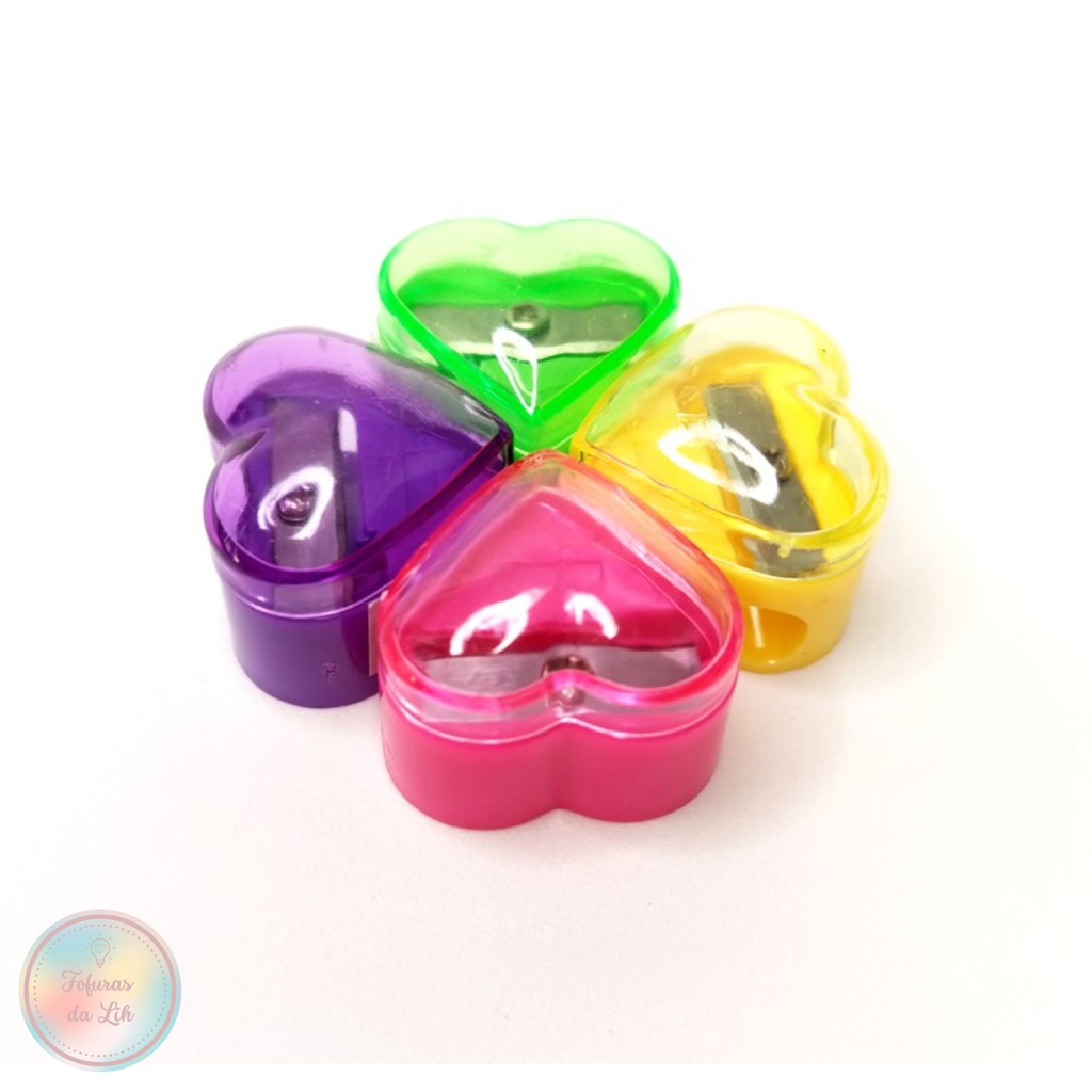 Apontador com depósito coração CIS - Kit 2 unidades