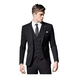 Terno Slim Masculino + Camisa + Gravata em Oferta na Shopee