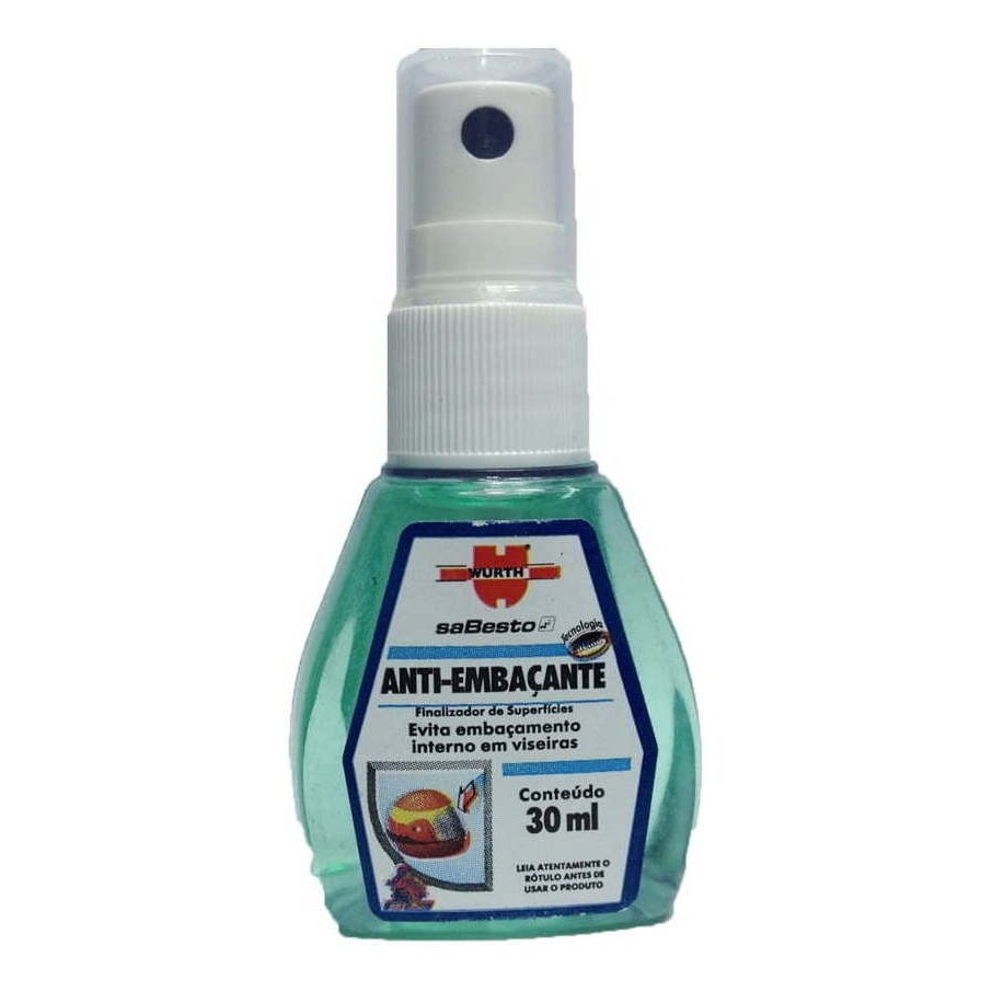 Anti Embaçante Viseira De Capacete Moto Wurth 30ml