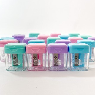 Apontador com Depósito Mini Tom Pastel - Faber-Castell em Oferta na Shopee