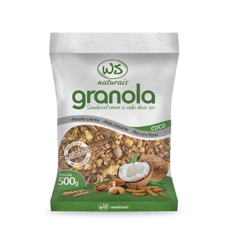 Granola com Coco WS NATURAIS 500g