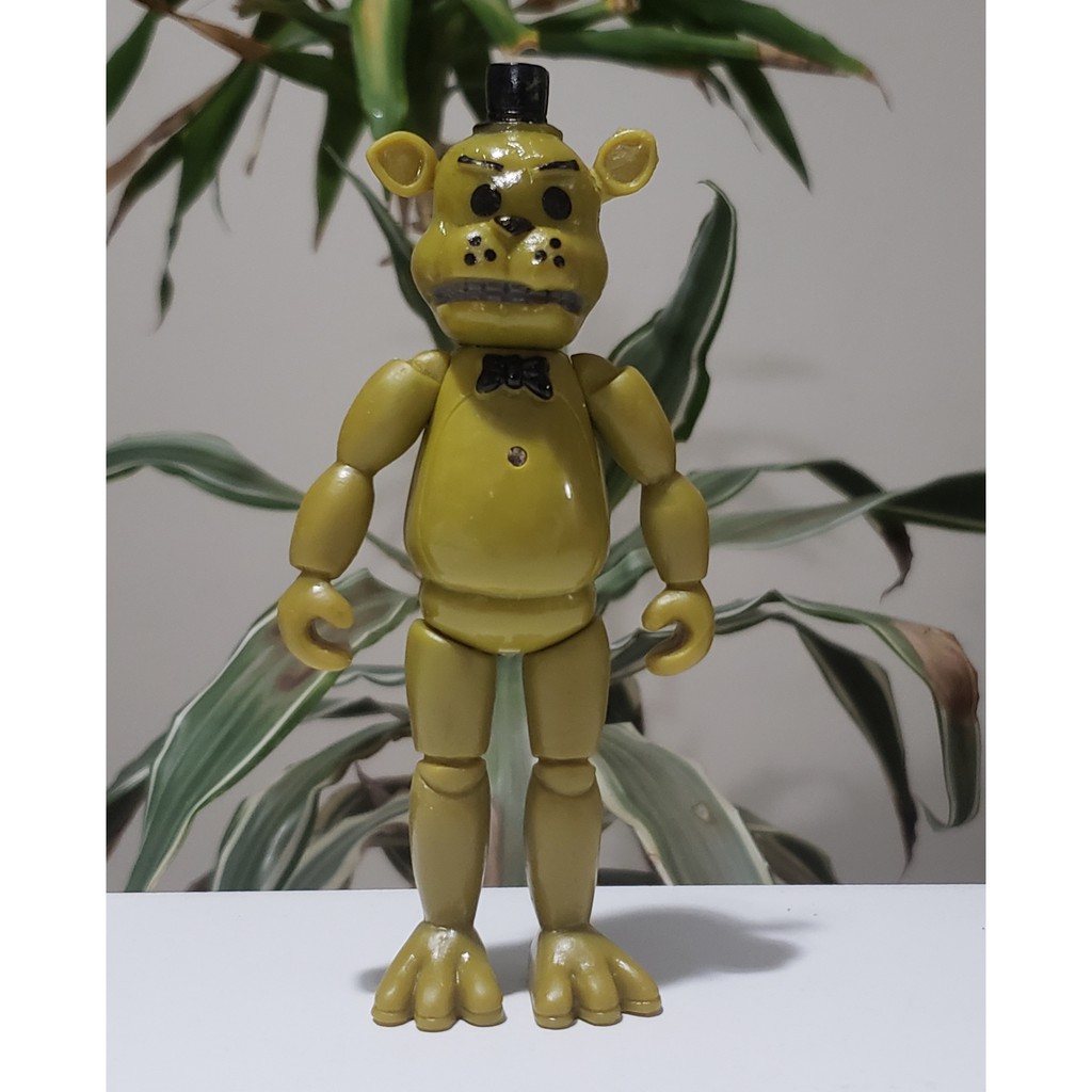 Lindo Boneco Five Nights At Freddy Animatronic Fnaf Golden Freddy 14cm Shopee Brasil 8773