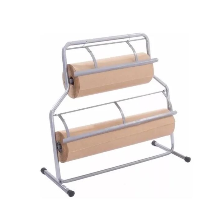 Suporte Duplo Para Bobina 40CM E 60CM De Papel Loja Comercio