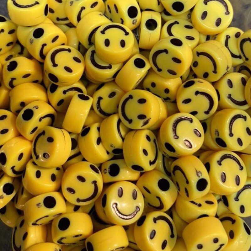 Smile Amarelinho Miçanga Entremeio - 300 unidades