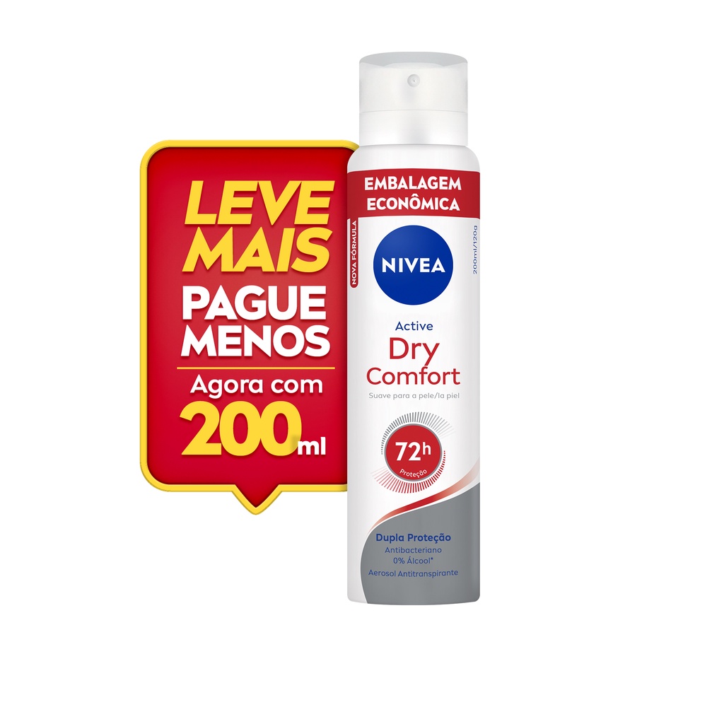 Desodorante Aerosol Nivea Dry Comfort 200ml