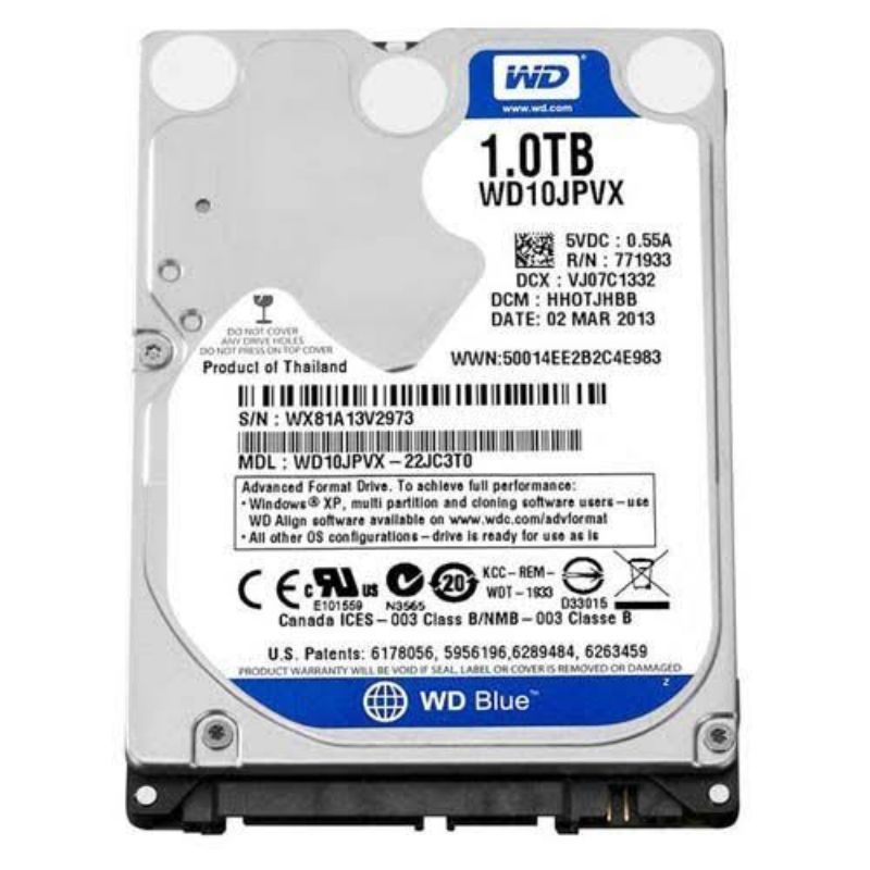 1947円 【別倉庫からの配送】 WESTERN DIGITAL 内蔵HDD WD BLUE PC MOBILE HARD