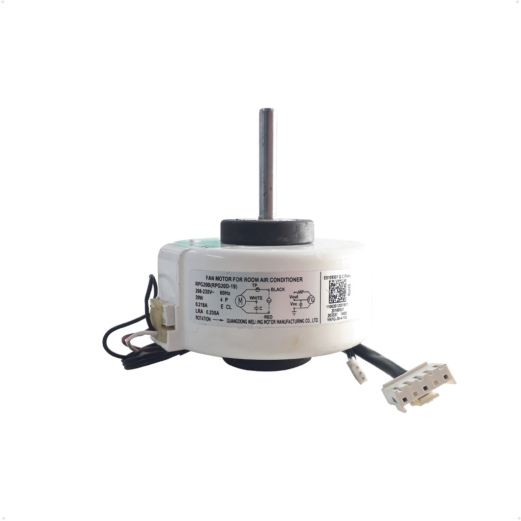 Motor Ventilador Evaporadora York 7.500/12.000 BTU/h - 220v