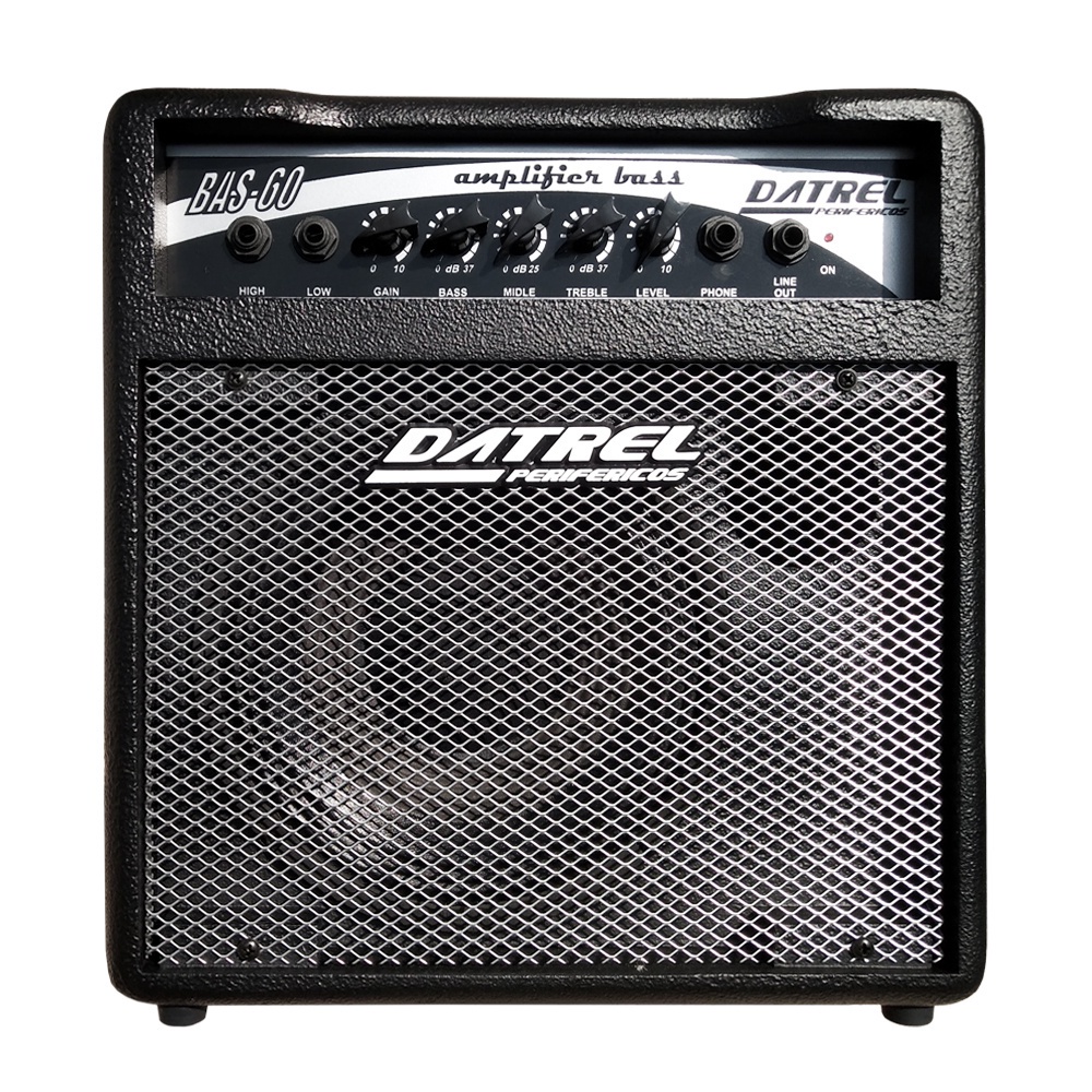 Amplificador Cubo p Baixo 60w Contrabaixo 8" Datrel Bas60E