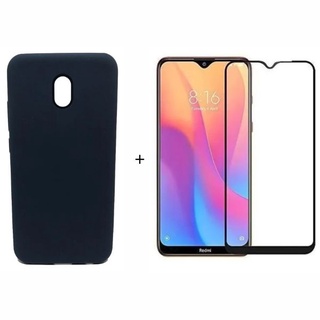 Capa Capinha Case Aveludada + Película de vidro 9D XIAOMI REDMI 8A