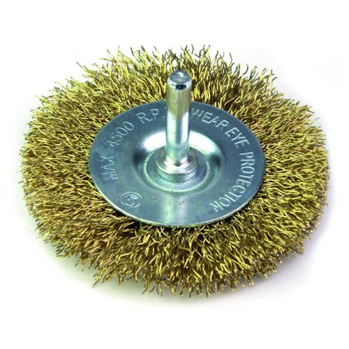 Escova de Aço Latonado Circular com Haste 50 X 8 319,0007 ROCAST em Oferta na Shopee