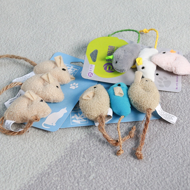 Simulação De Brinquedo Para Gato , Rato De Pelúcia , Três Combinações , De Estimação , Incluindo Engraçado