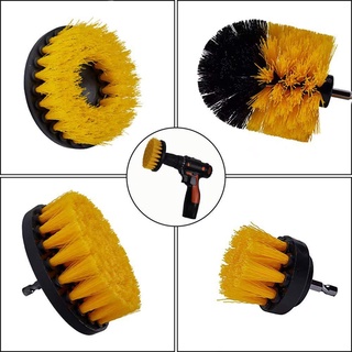 Kit De Plástico Rodada Escova De Limpeza Furadeira Elétrica Para O Tapete De Vidro Escovas De Nylon De Pneus De Carro Poder Scrubber Broca Mão Conjunto De Ferramentas Profissional Multitool Reparação De Hardware
