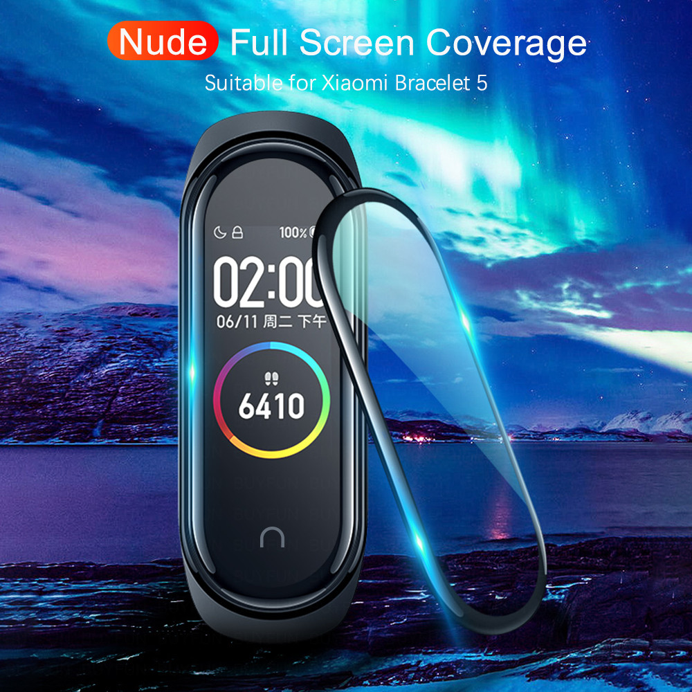 Película Protetora De Vidro 3D Xiaomi Mi Band 6 5 4