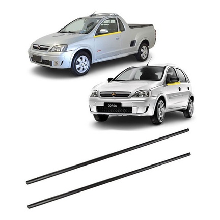 Jogo Borracha Vidro Pestana Externa Dianteira Corsa Montana em Oferta na Shopee