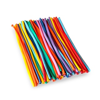 Balão Bexiga Canudo 25 Unidades Escolha A Cor em Oferta na Shopee