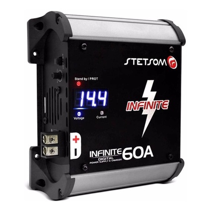 Fonte Automotiva Stetsom Infinite 60a Carregador De Bateria