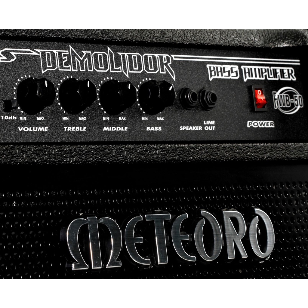 Knob para o Amplificador Meteoro Demolidor 50CB FWB50 kit com 4 peças