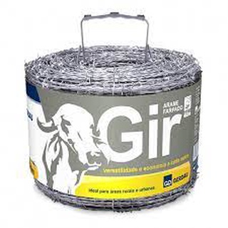 Arame Farpado Gerdau Rolo Com (25 M 50 M 75 M 100 M)