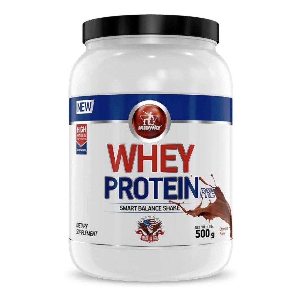 Whey Protein Concentrado 500g Midway Importado USA ou 907g Furious ...